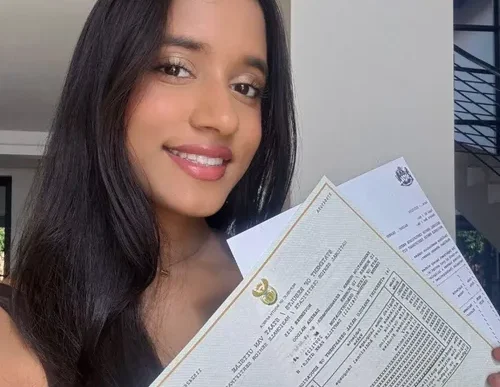 Matric student studying for exams