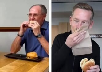 Pick n Pay CEO eating a burger