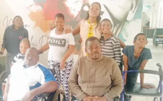 Merewent Cheshire Home residents and staff