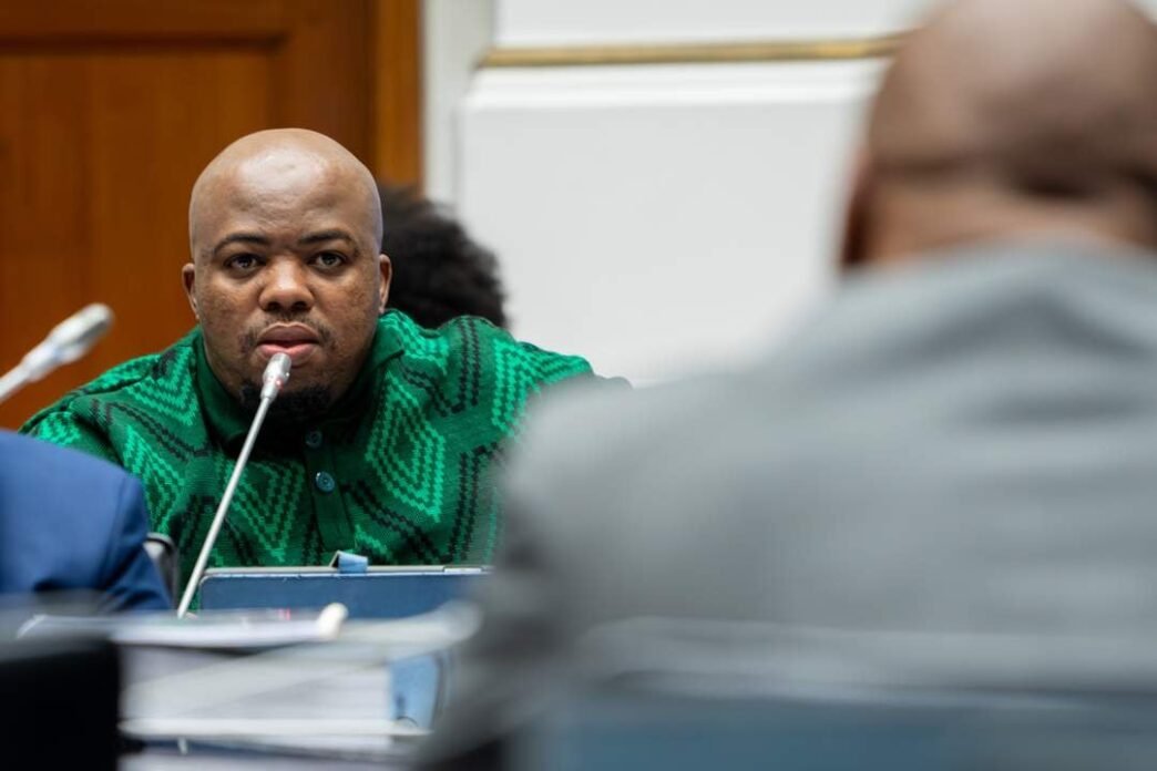 Jacob Zuma at a press conference