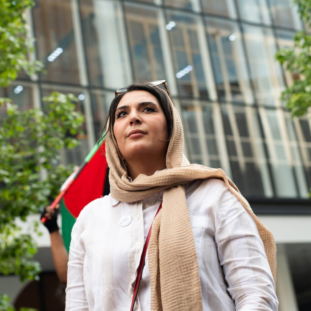 Nerdeen Kiswani protest photo