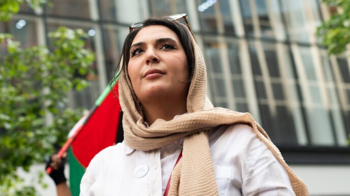 Nerdeen Kiswani protest photo