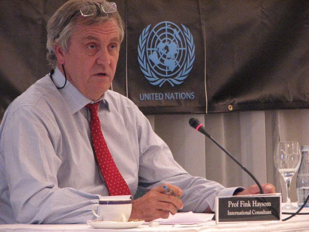 Nicholas Haysom, a renowned South African lawyer and head of the United Nations Mission in South Sudan