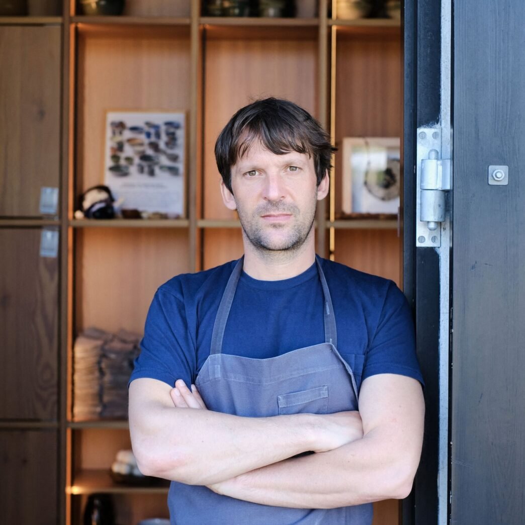 René Redzepi in the kitchen