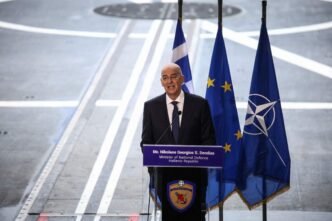 Patriot missile battery