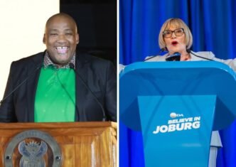 Helen Zille and Gayton McKenzie