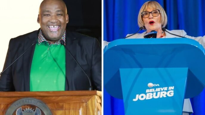 Helen Zille and Gayton McKenzie