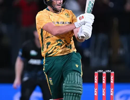 Proteas cricket team in action