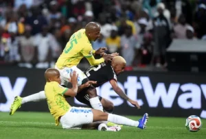 Mamelodi Sundowns players in action