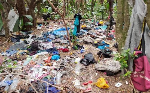 Overgrown grass and vandalised sub-stations in Richards Bay