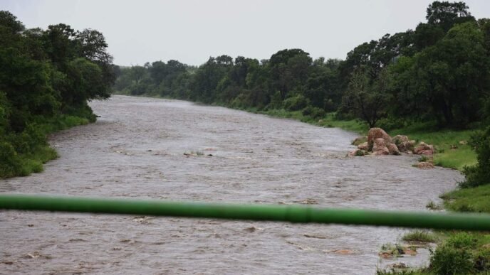 Thunderstorm over South Africa