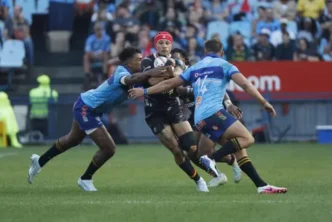 Sharks Rugby team in action