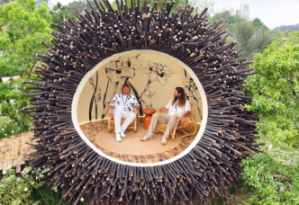 Team South Africa's winning exhibit at the Shenzhen Flower Show