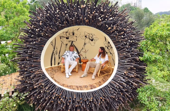 Team South Africa's winning exhibit at the Shenzhen Flower Show