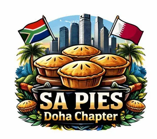 South African expats in Qatar enjoying pies
