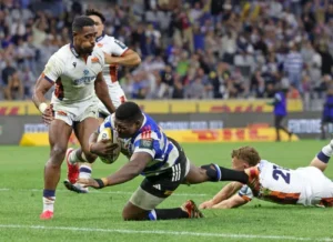 Stormers players in action against Edinburgh