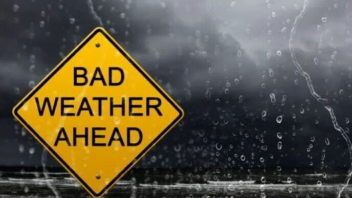 Stormy weather in South Africa