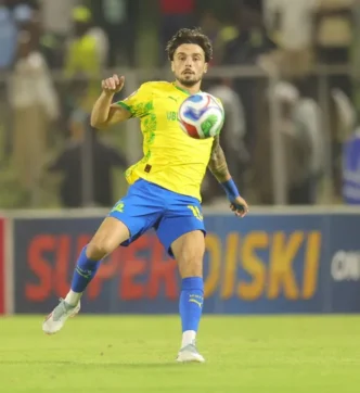 Nuno Santos in action for Mamelodi Sundowns