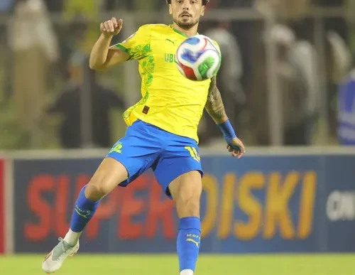 Nuno Santos in action for Mamelodi Sundowns
