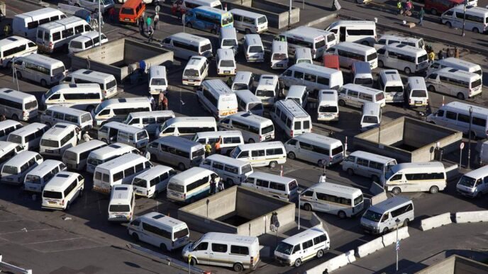 Taxi rank in Nyanga