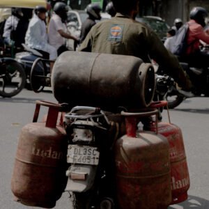 Donald Trump and Iran flag