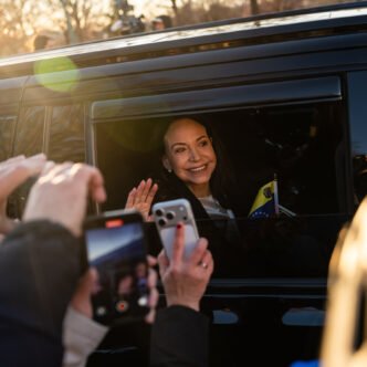 María Corina Machado and President Trump