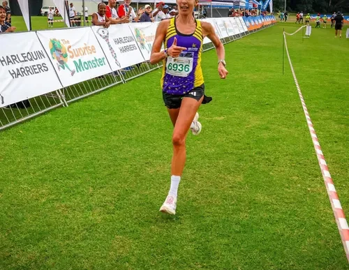 Gerda Steyn in action during a training session