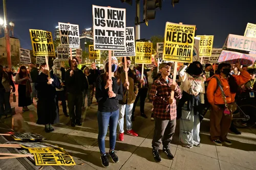 Donald Trump speaking at a press conference