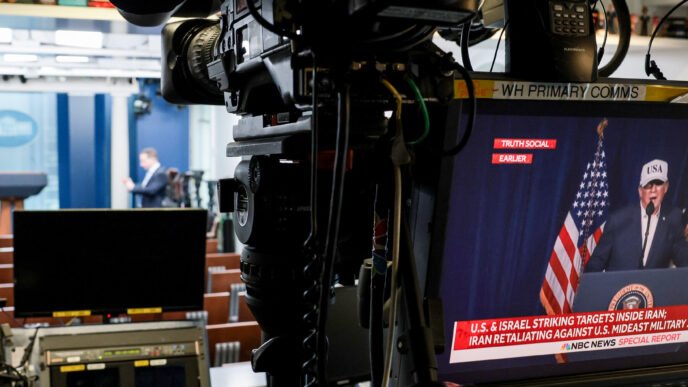 US and Iranian flags