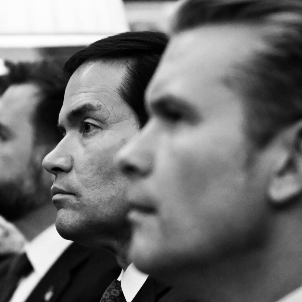 US flag waving in the wind