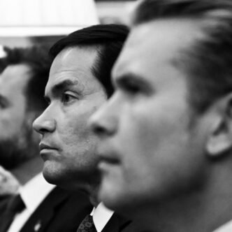 US flag waving in the wind