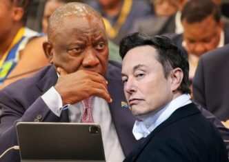 Elon Musk and Cyril Ramaphosa