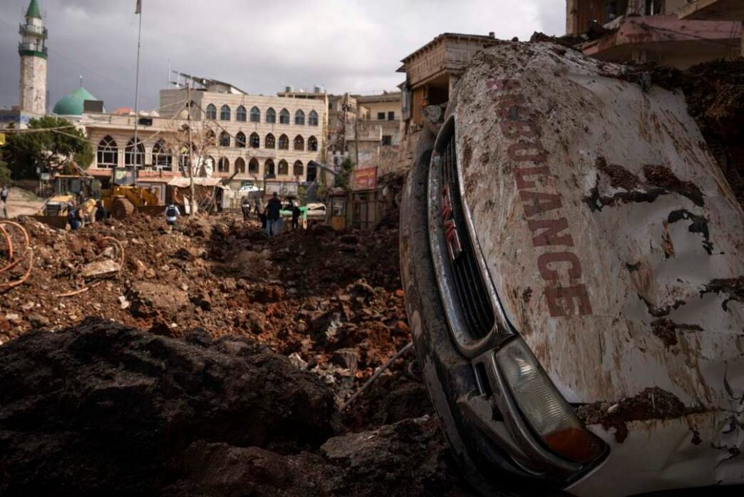 Damage caused by white phosphorus in Lebanon