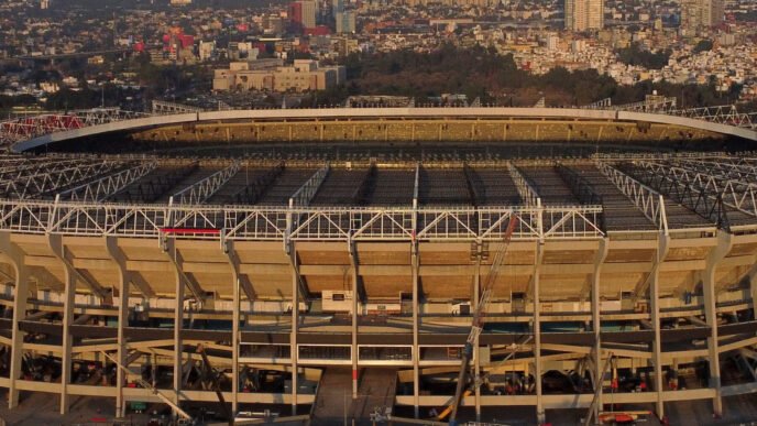 Mexican security forces preparing for the World Cup