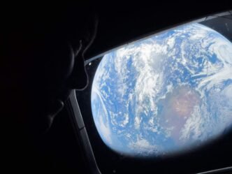 Artemis spacecraft approaching the Moon