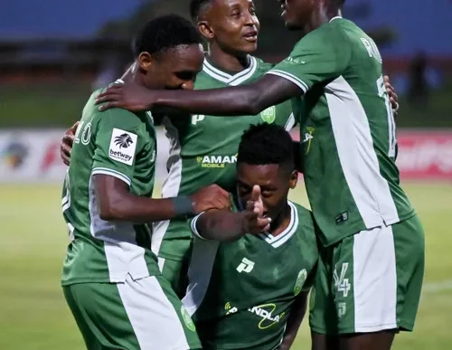 AmaZulu and Sekhukhune United players in action