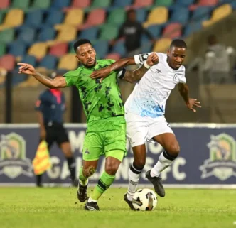 Marumo Gallants and Orbit College players in action during their 0-0 draw.
