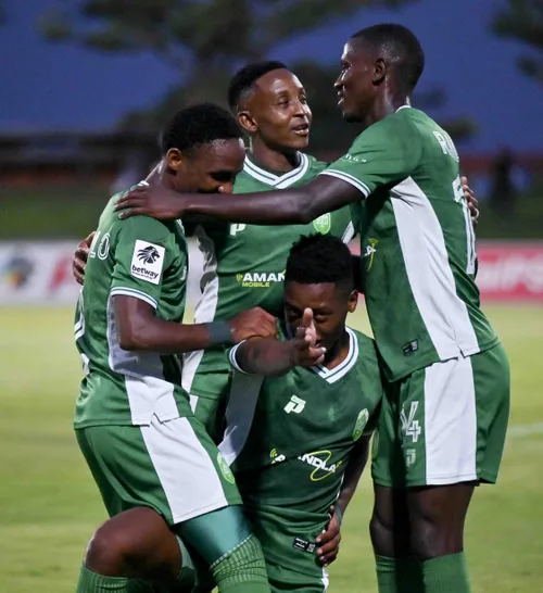 AmaZulu and Sekhukhune United players in action