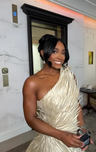 Simone Biles at a red carpet event