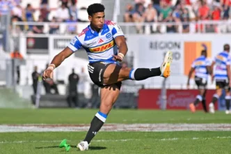 Stormers players in action against Toulon