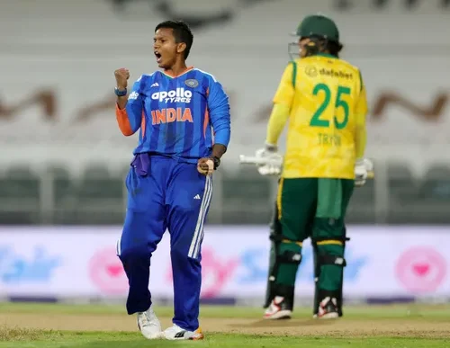 Deepti Sharma in action
