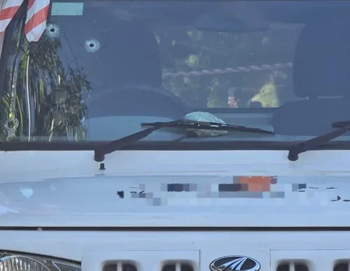 Police at the scene of the shooting incident in Overport, Durban