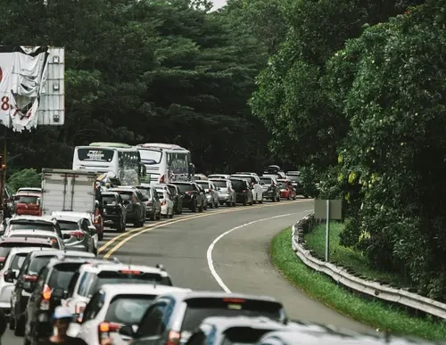 Easter traffic on the N1