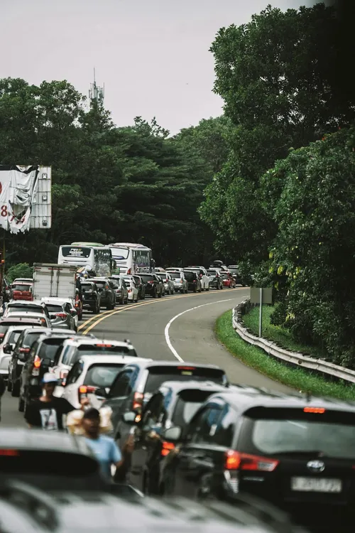 Easter traffic on the N1