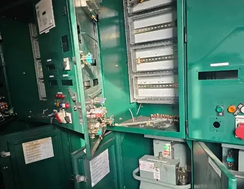 vandalised substation in Richards Bay