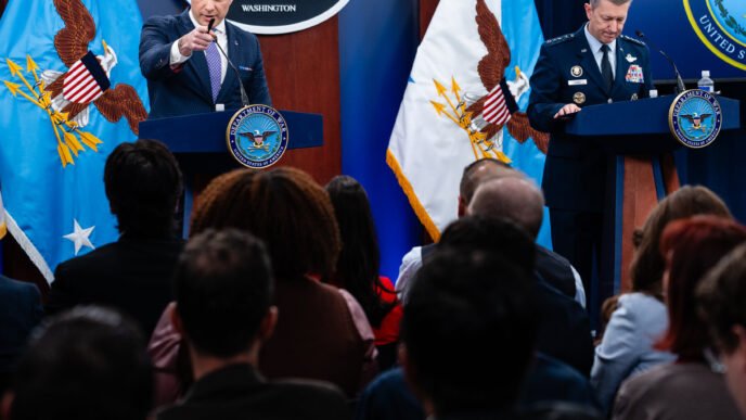 Iranian flag waving in the wind