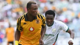 Kaizer Chiefs players in action