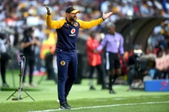 Kaizer Chiefs players in action