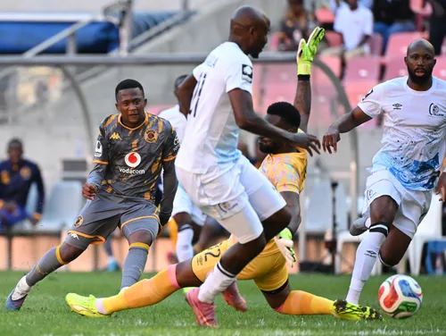 Kaizer Chiefs players celebrating a goal