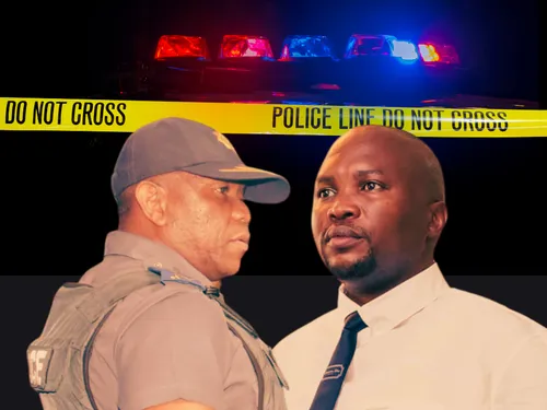 KZN police officers on duty